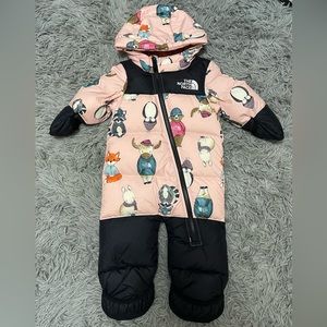 Infant North Face Snowsuit 6-12 Month
